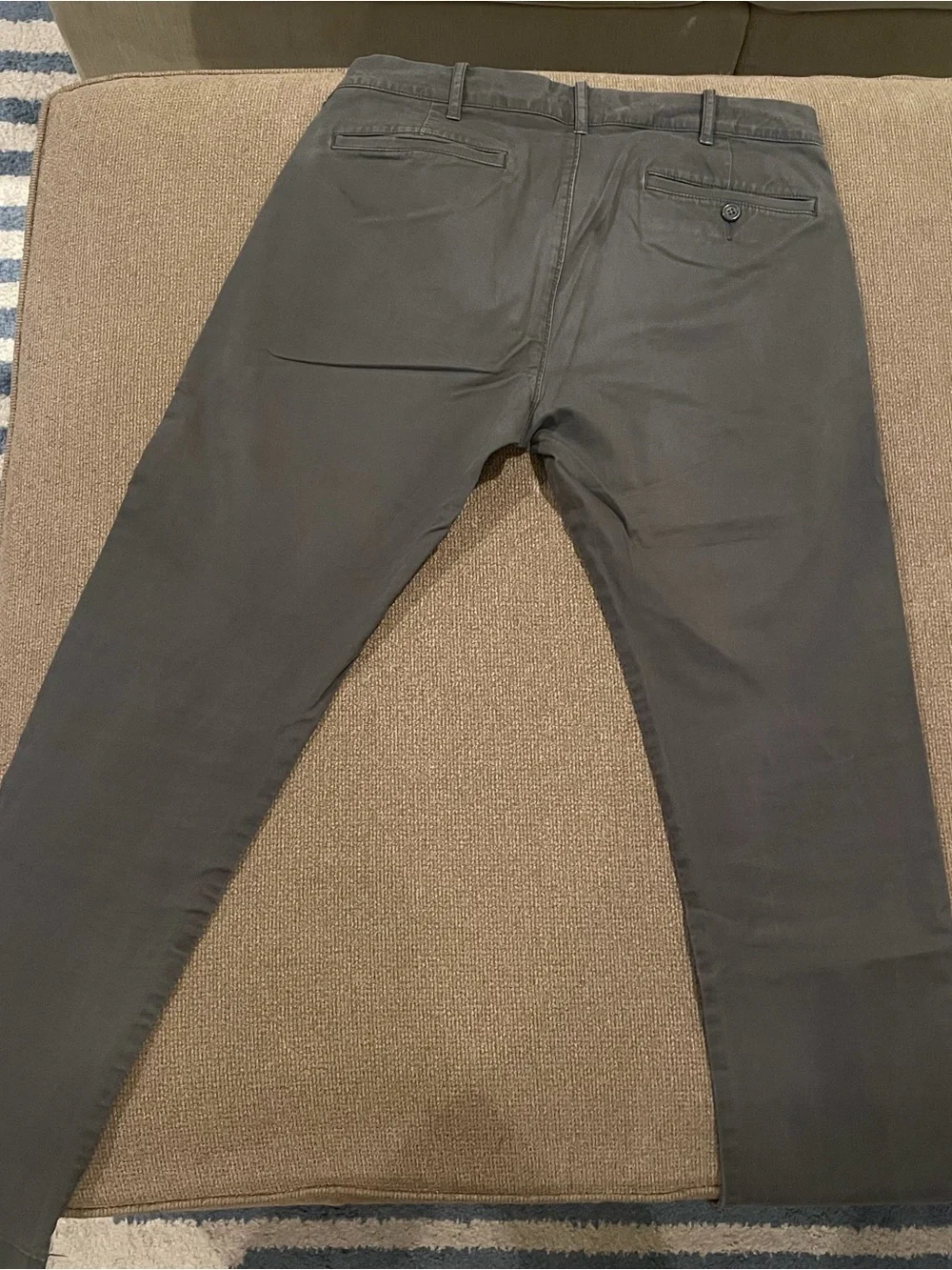 Men's Classic Chino Pants - Dark Gray